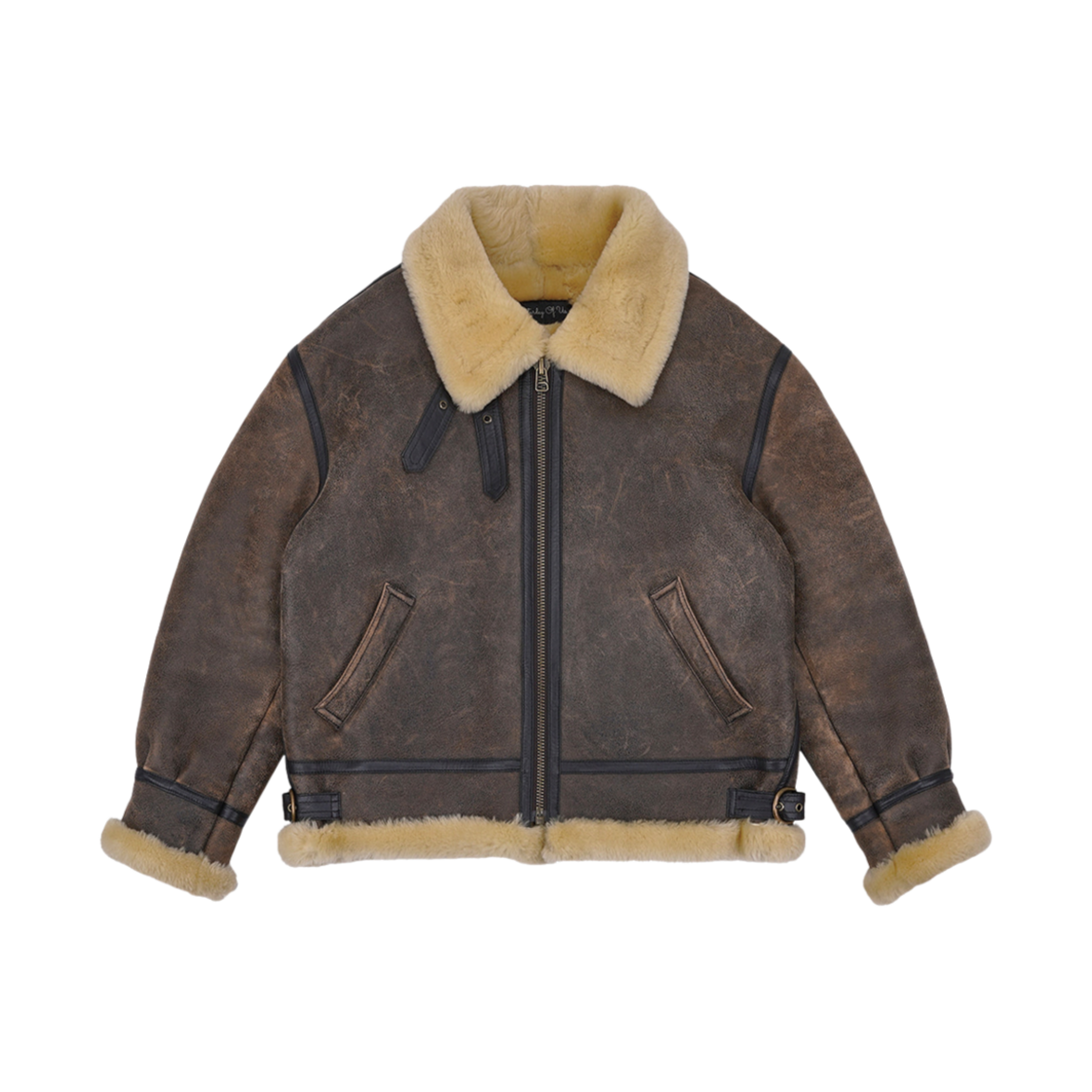 에스티유 우먼 램스킨 무스탕 브라운(STU Women Lamskin Mustang Brwon)