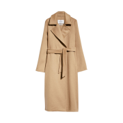 (W) Max Mara Manuela1 Cashmere Coat Camel