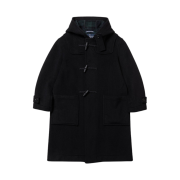 London Tradition Winstone Mens Duffle Coat Black BW 5