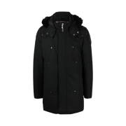 Moose Knuckles Original Stirling Parka Neoshear Black Shearling Fur Black