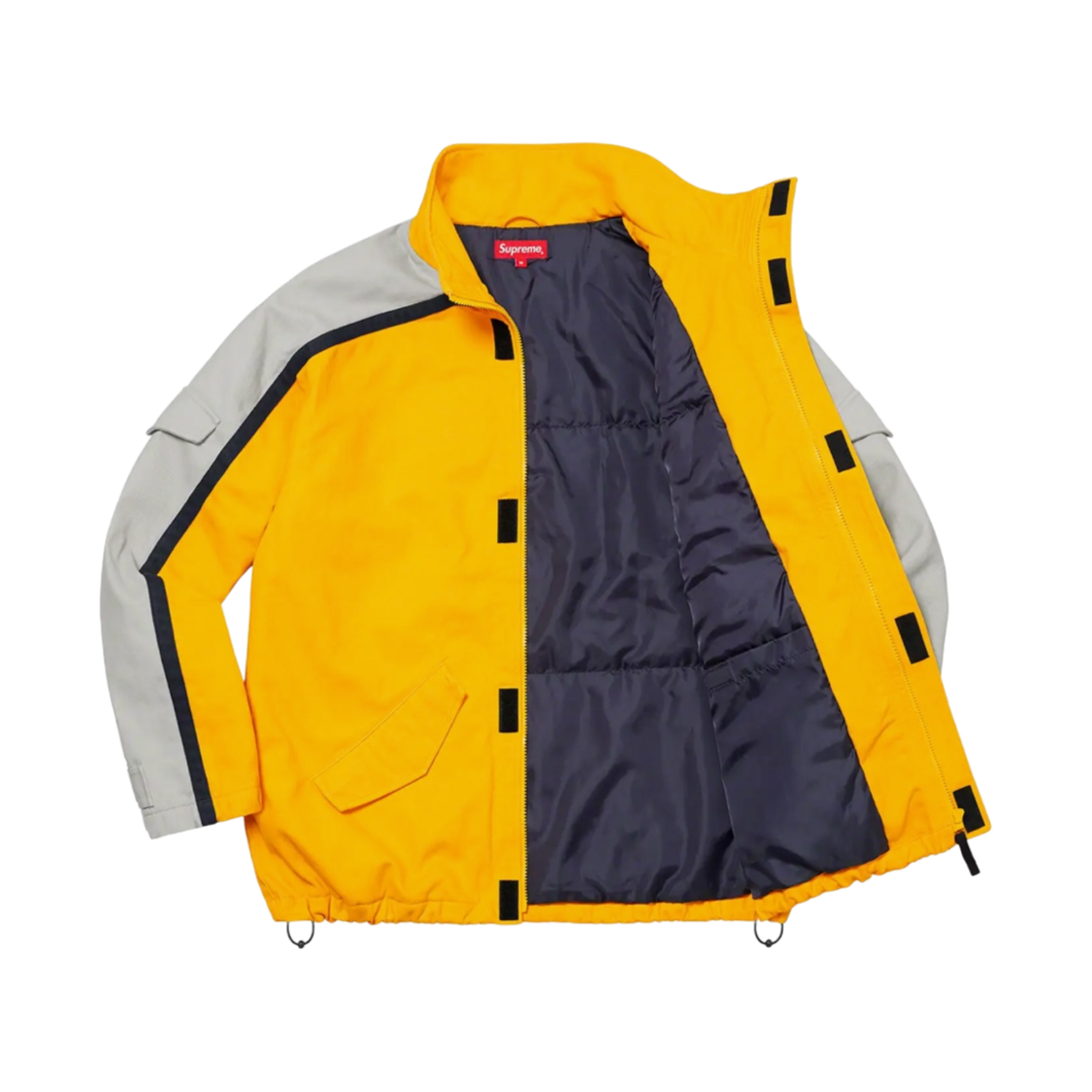 슈프림 브러쉬드 트윌 집 자켓 옐로우 - 22FW(Supreme Brushed Twill Zip Jacket Yellow - 22FW) - 3