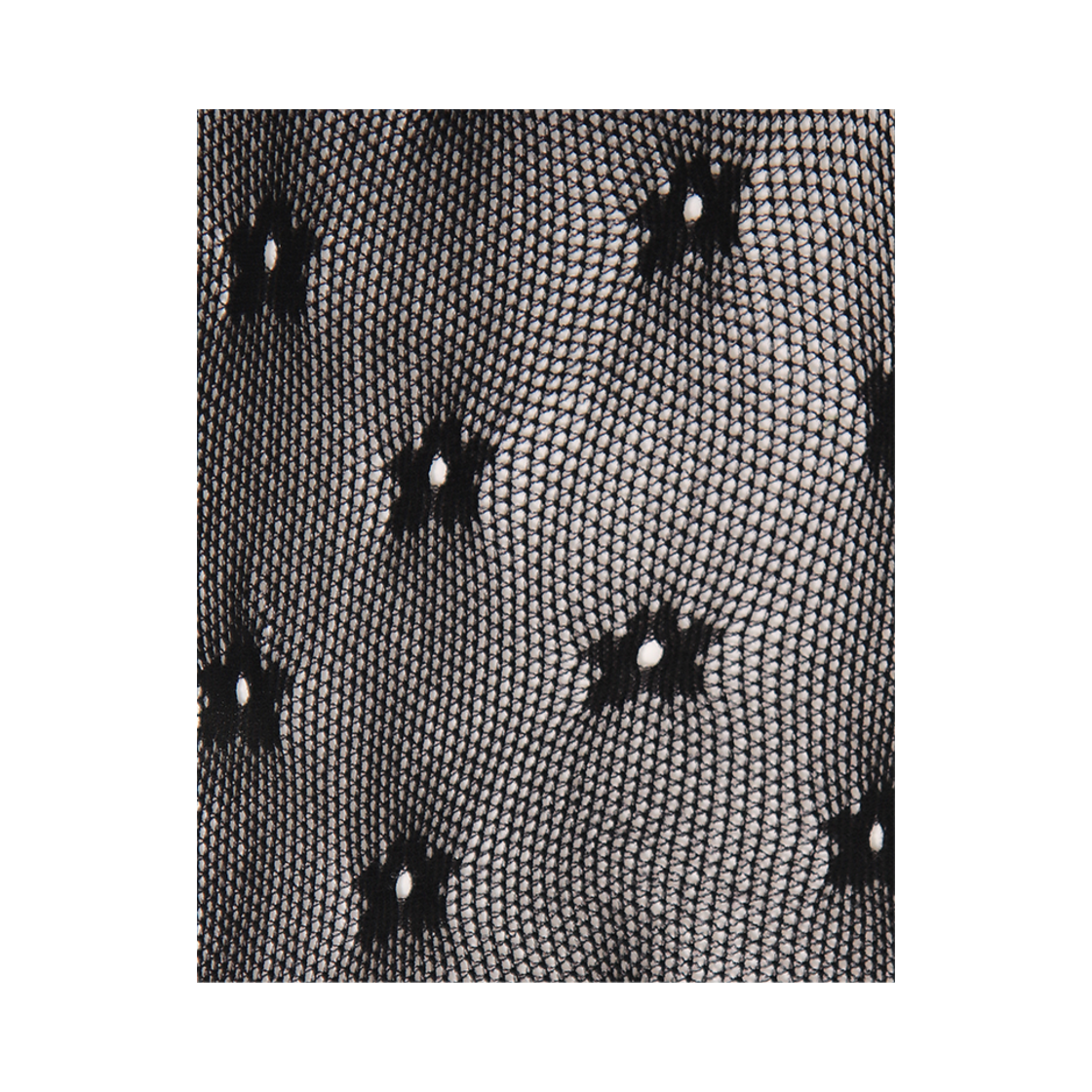 L0000118 Onnitella Mini Flower Mesh Tights Black