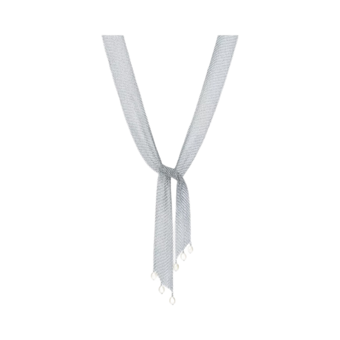 티파니 앤 코 엘사 퍼레티 메쉬 타이 네클리스 스털링 실버(Tiffany & Co. Elsa Peretti Mesh Tie Necklace Sterling Silver) - 1