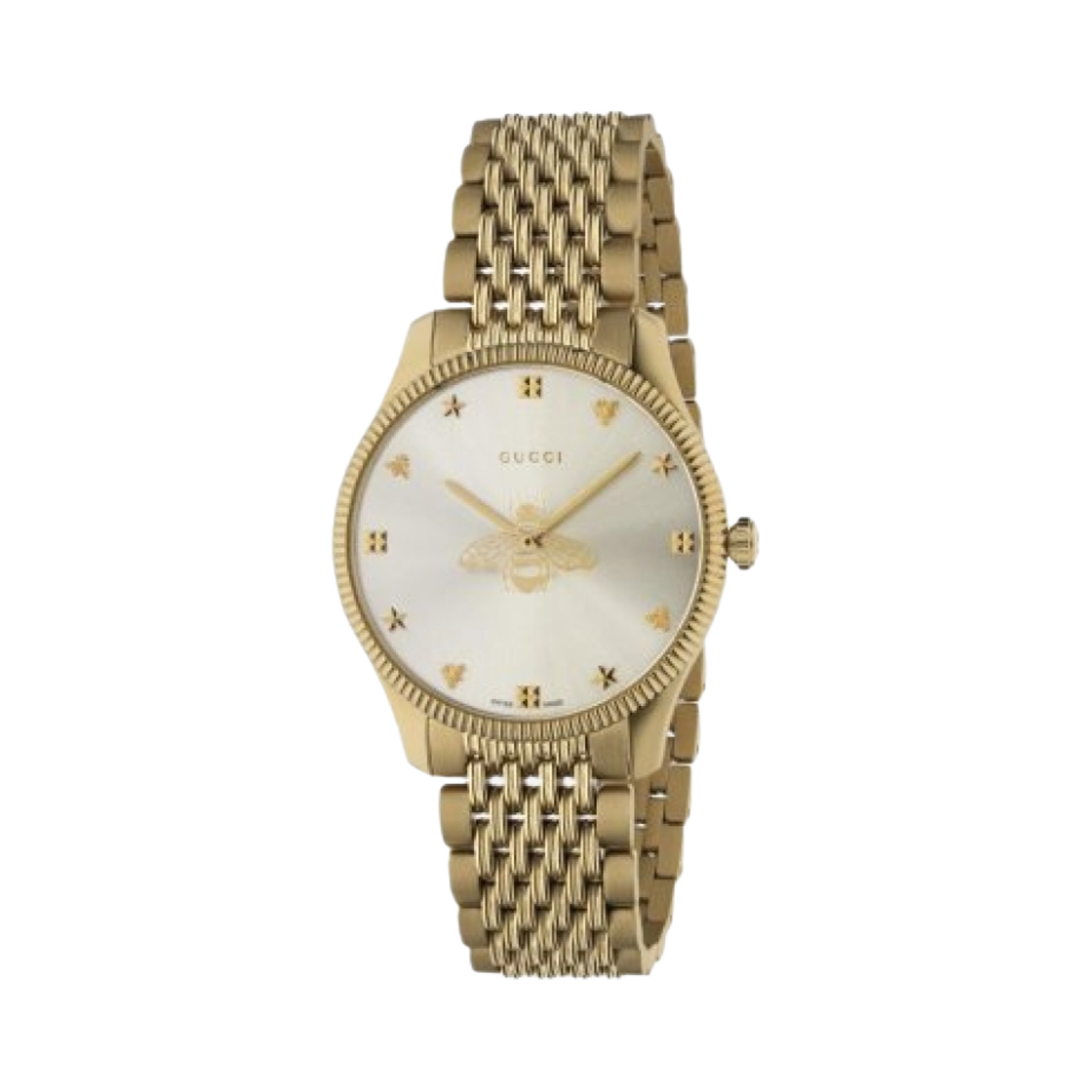 YA1264155 Gucci G-Timeless Quartz 36mm Stainless Steel Gold Silver