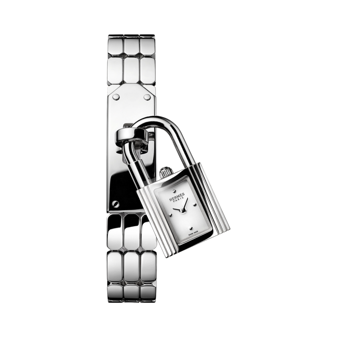 W056304WW00 Hermes Kelly Watch Mini Steel Bracelet & Steel