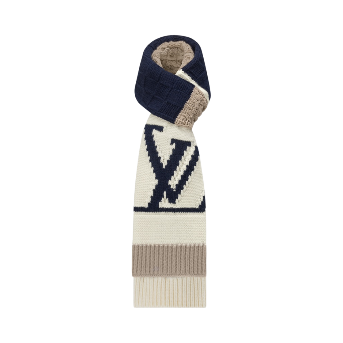 루이비통 LV 케이블 머플러 블루(Louis Vuitton LV Cable Muffler Blue) - 2