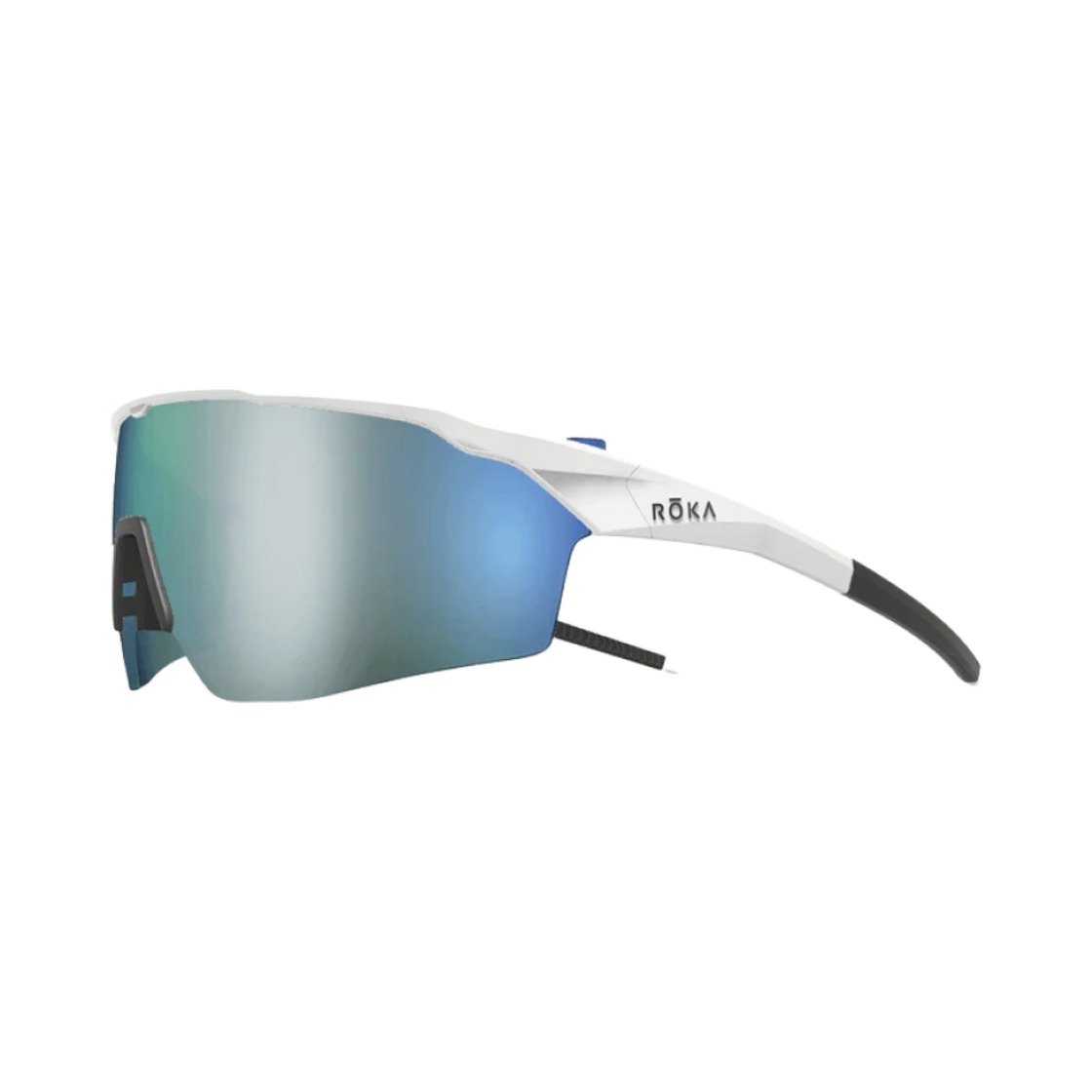 료카 SR-1X 글로스 화이트 프레임 틸 미러 렌즈(Roka SR-1X Gloss White Frame Teal Mirror Lens) - 2