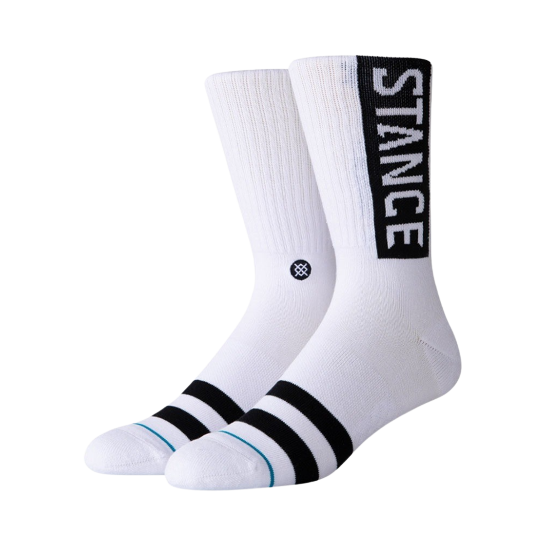 스탠스 OG 크루 화이트