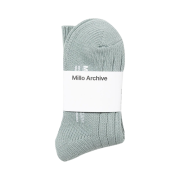 Millo Archive All Day Cotton Logo Socks Mint