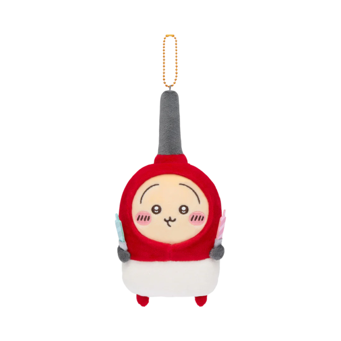 4571609355854 Chiikawa and The Burning Heart Mascot Keyring Usagi