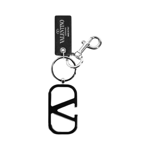P0R81KQAP0N Valentino Vlogo Keyring Black