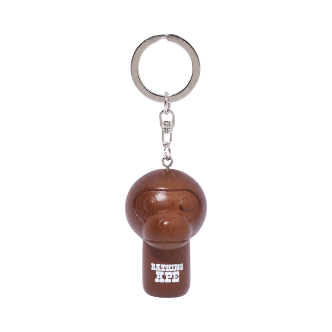 - BAPE Baby Milo Kokeshi Doll Key Chain Brown