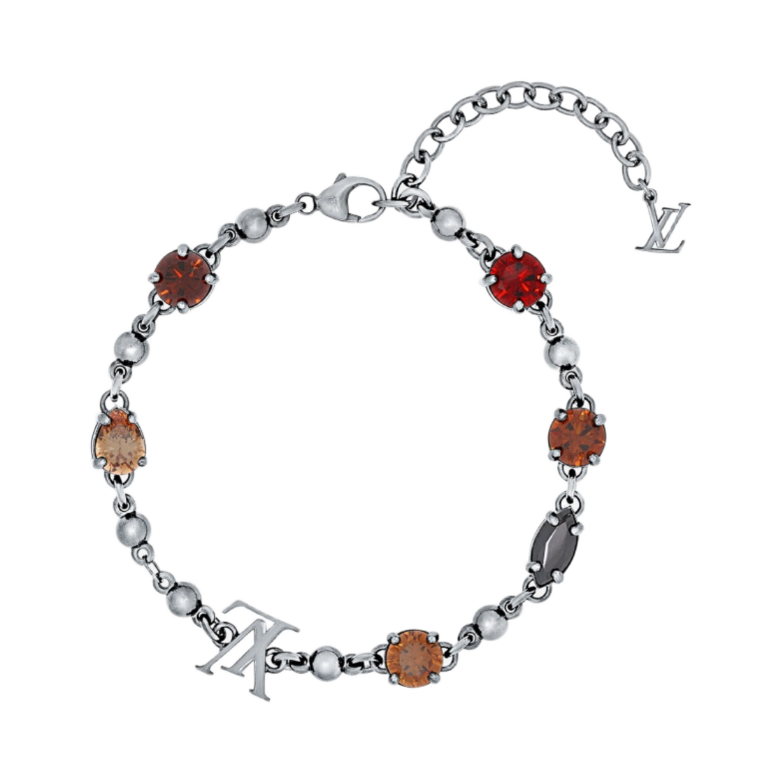 루이비통 LV 라이트 브레이슬릿 루테늄 멀티컬러(Louis Vuitton LV Light Bracelet Ruthenium Multicolor) - 1