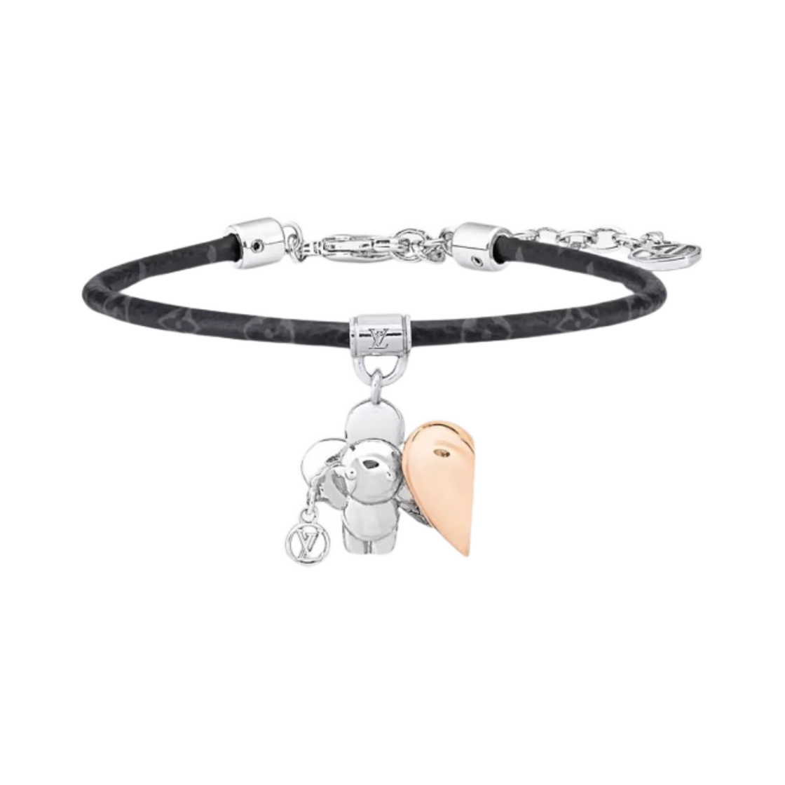 루이비통 비비엔 아무르 브레이슬릿 모노그램 실버 골드(Louis Vuitton Vivienne Amour Bracelet Monogram Silver Gold) - 3