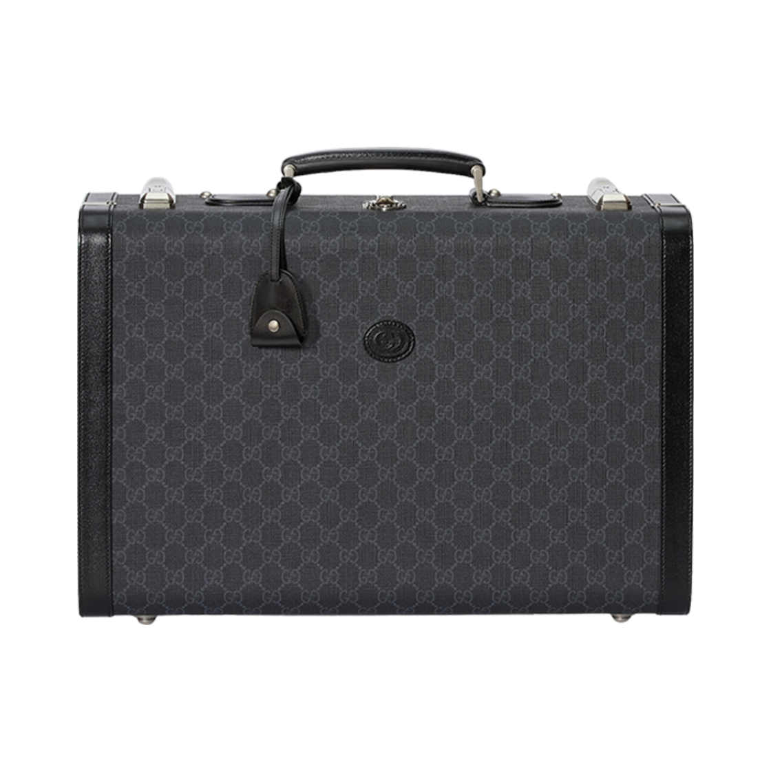 구찌 GG 미디움 리지드 수트케이스 블랙 슈프림(Gucci GG Medium Rigid Suitcase Black Supreme) - 1