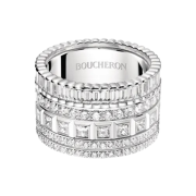 Boucheron Quatre Radiant Edition Ring 18K White Gold Diamond