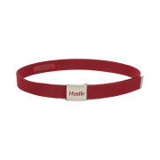 True Religion Hustle Webbing Belt Red
