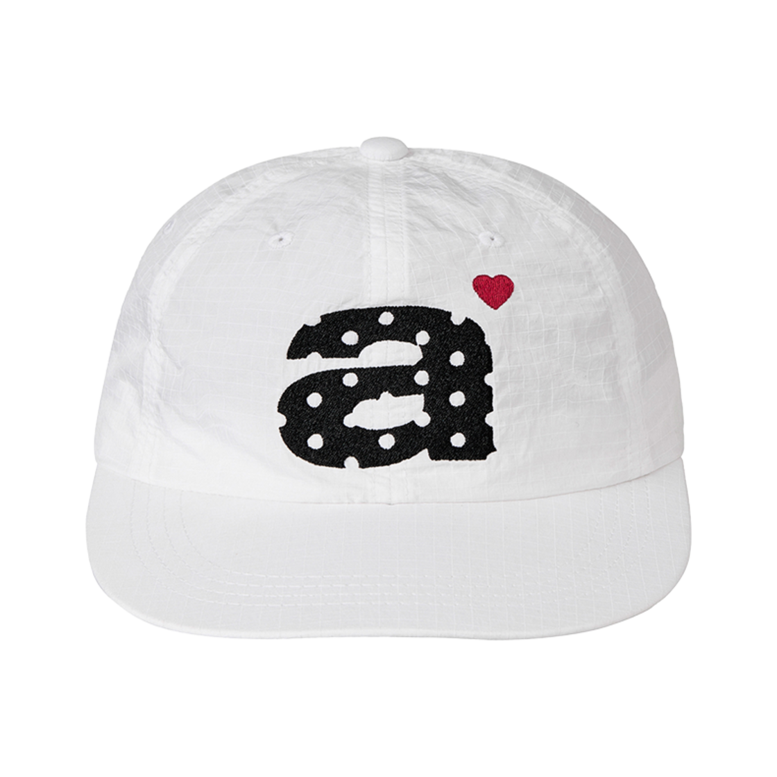 에이이에이이 도트 스몰 레터 나일론 캡 화이트(AEAE Dot Small Letter Nylon Cap White)