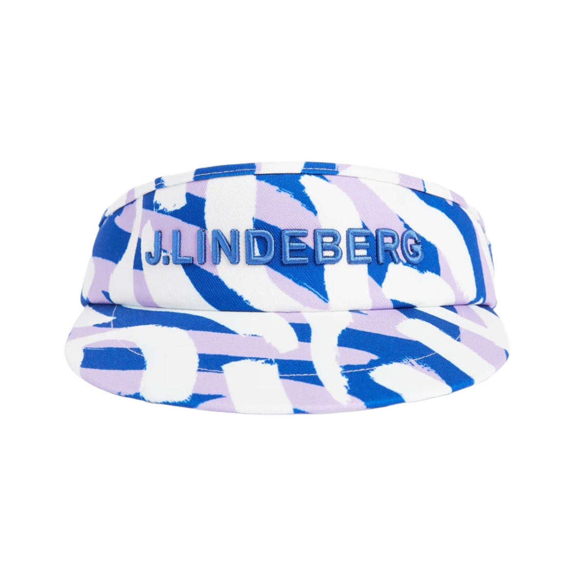 제이린드버그 빅터 프린트 바이저 퍼플 페인티드 지브라(J.Lindeberg Viktor Print Visor Purple Painted Zebra) - 1