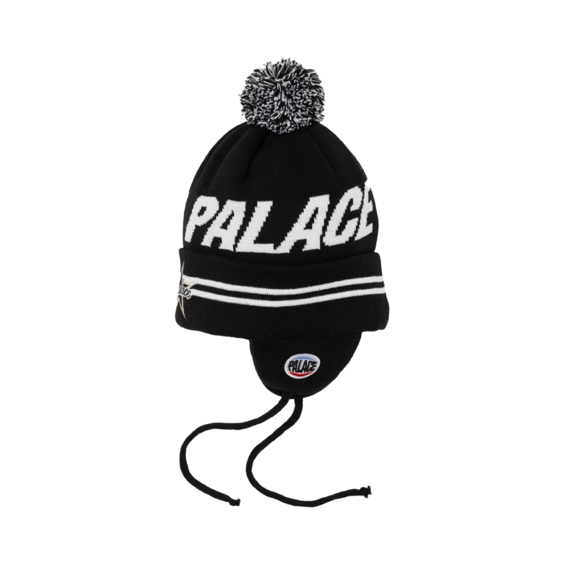 팔라스 시티 이어플랩 비니 블랙 - 21FW(Palace City Earflap Beanie Black - 21FW) - 2