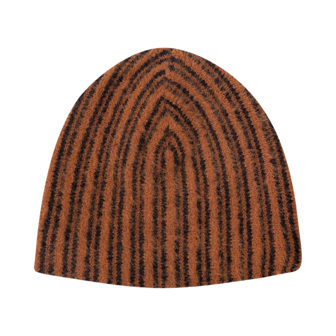 VH2DFUAB24AOR Thevinylhouse Striped Beanie Orange