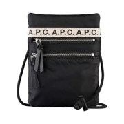 A.P.C. Repeat Neck Pouch Black
