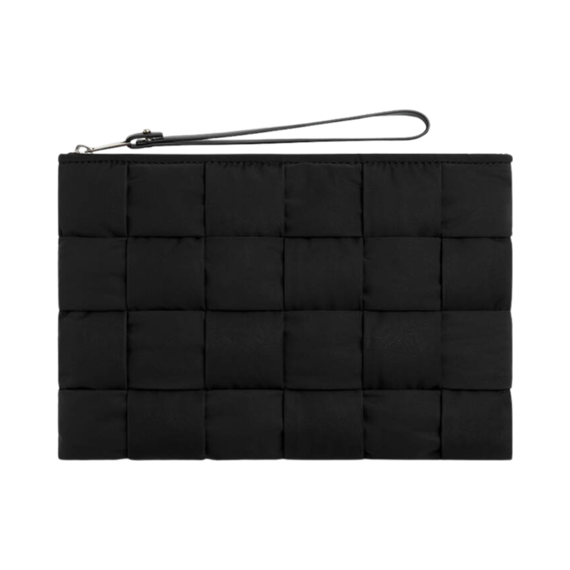 보테가 베네타 카세트 스몰 플랫 파우치 블랙(Bottega Veneta Cassette Small Flat Pouch Black)