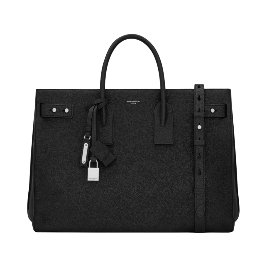 생로랑 삭 드 주르 씬 라지 그레인 레더 블랙(Saint Laurent Sac De Jour Thin Large In Grained Leather Black) - 1