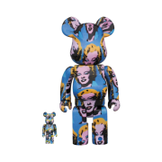 Bearbrick Andy Warhol Marilyn Monroe 100% & 400% Set