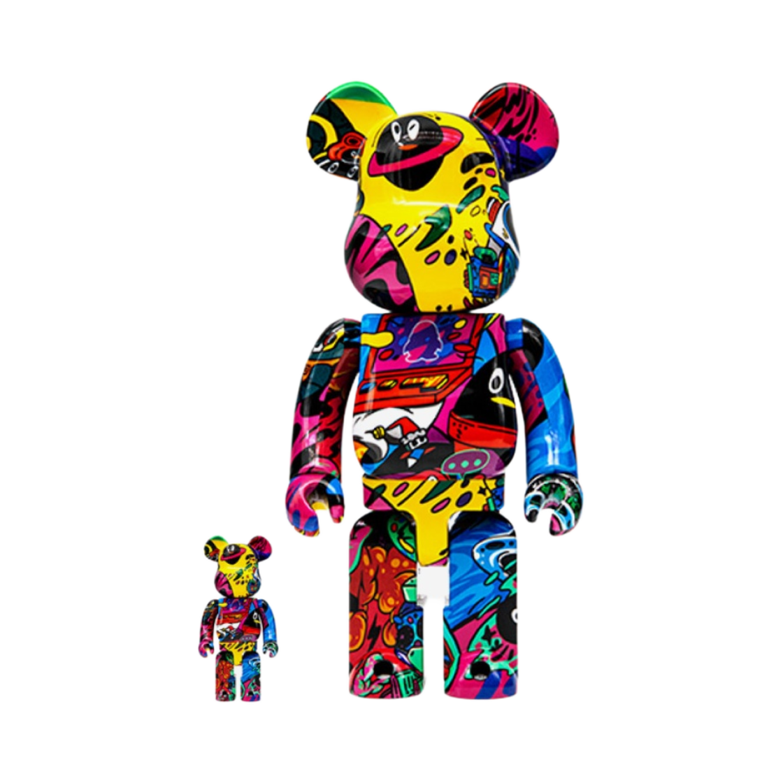 베어브릭 x QQ 21주년 리미티드 에디션 100% & 400% 세트(Bearbrick x QQ 21st Anniversary Limited Edition 100% & 400% Set) - 1