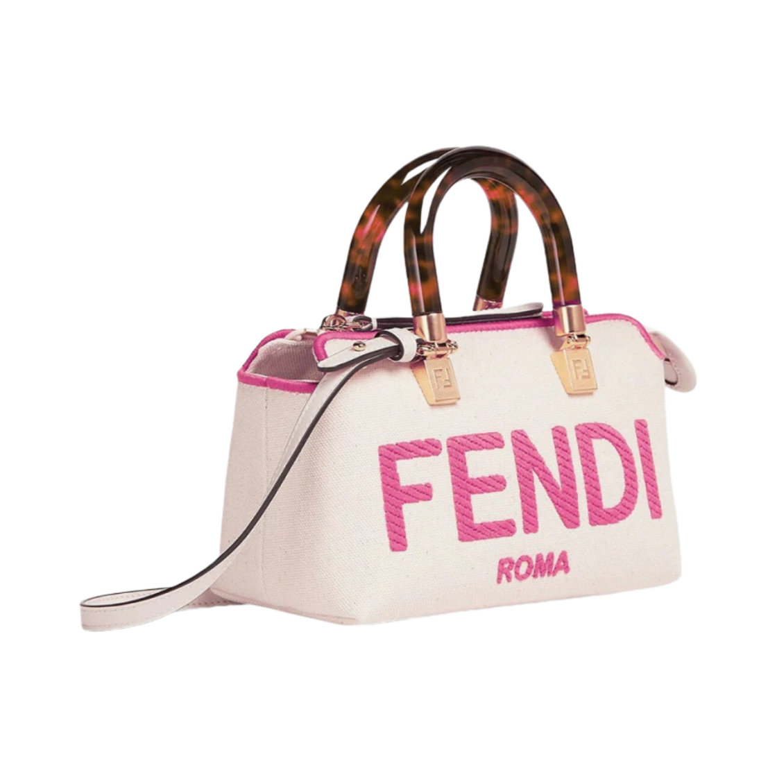펜디 바이 더 웨이 캔버스 미니 보스턴백 베이지(Fendi By The Way Canvas Mini Boston Bag Beige) - 2