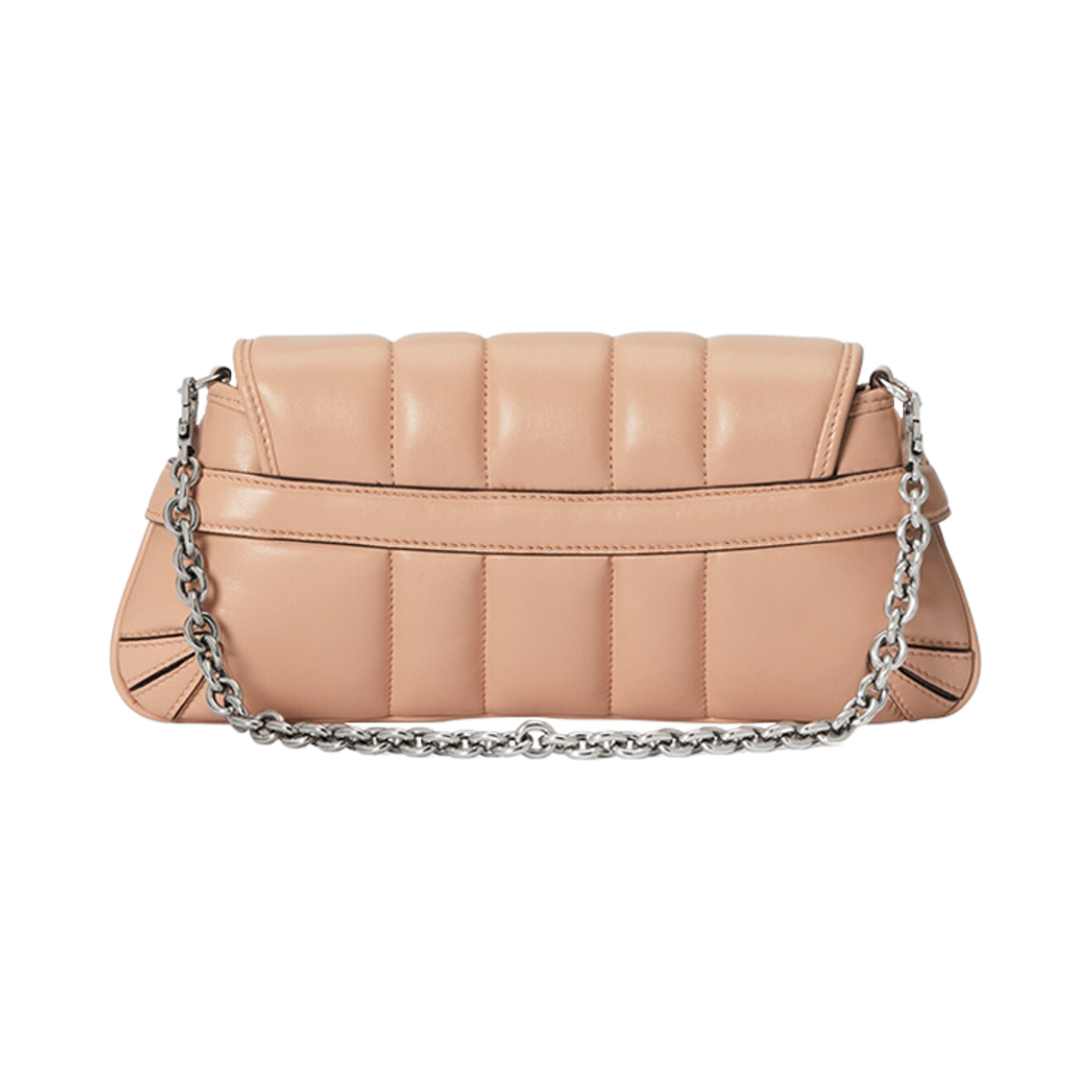 구찌 홀스빗 체인 스몰 숄더백 로즈 베이지 레더(Gucci Horsebit Chain Small Shoulder Bag Rose Beige Leather) - 4