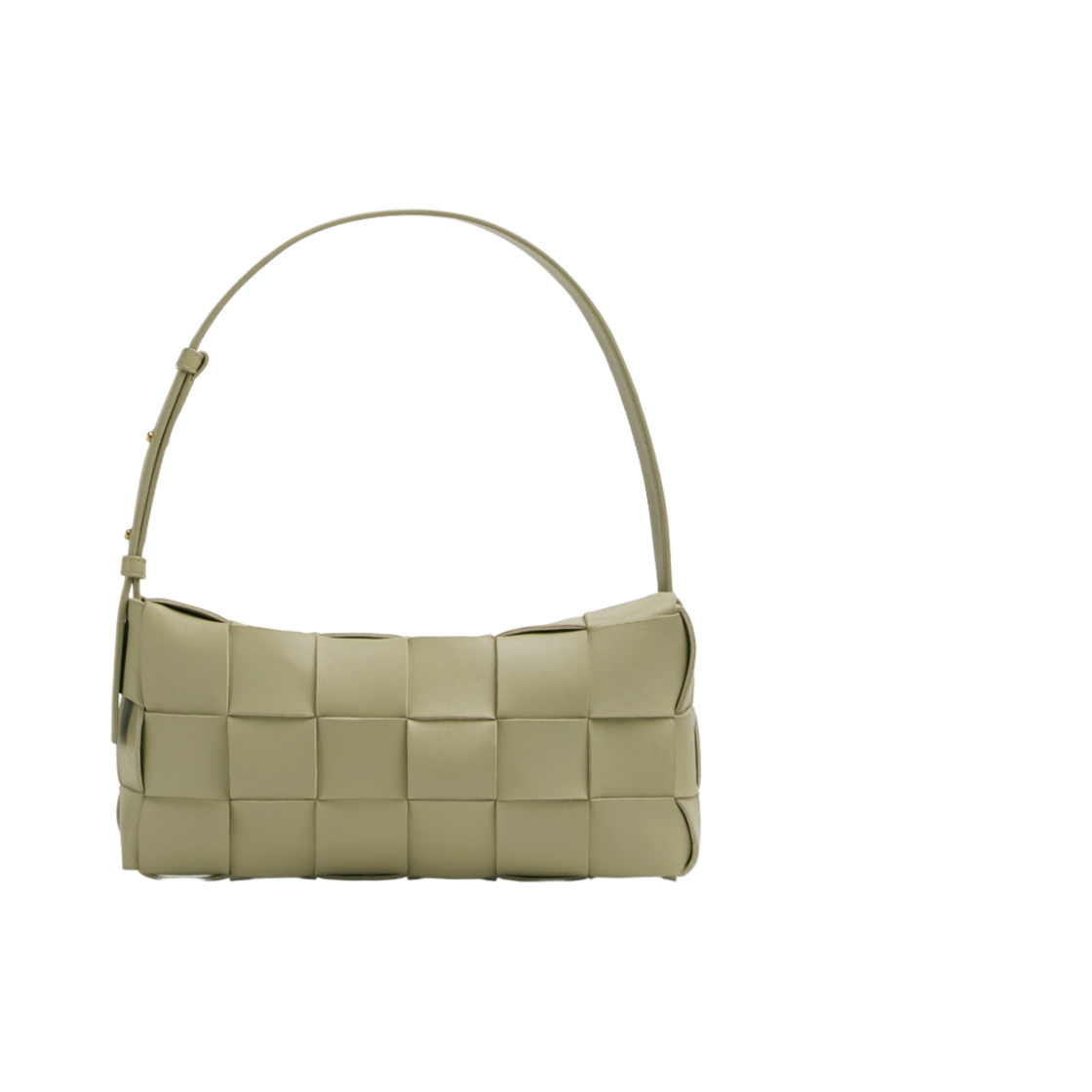 709360VMAY12916 Bottega Veneta Brick Cassette Shoulder Bag Travertine - 대표 이미지 #1