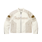 Supreme x Vanson Leathers Cordura Cotton Jacket White - 25SS