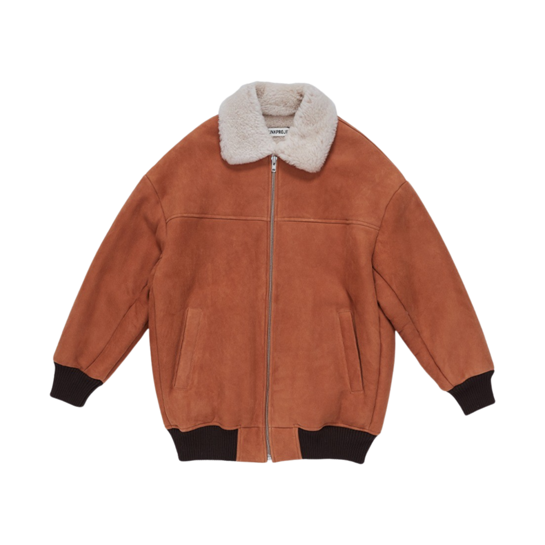 TP22JA01 TRUNKPROJECT Shearling Bomber Jacket Brown