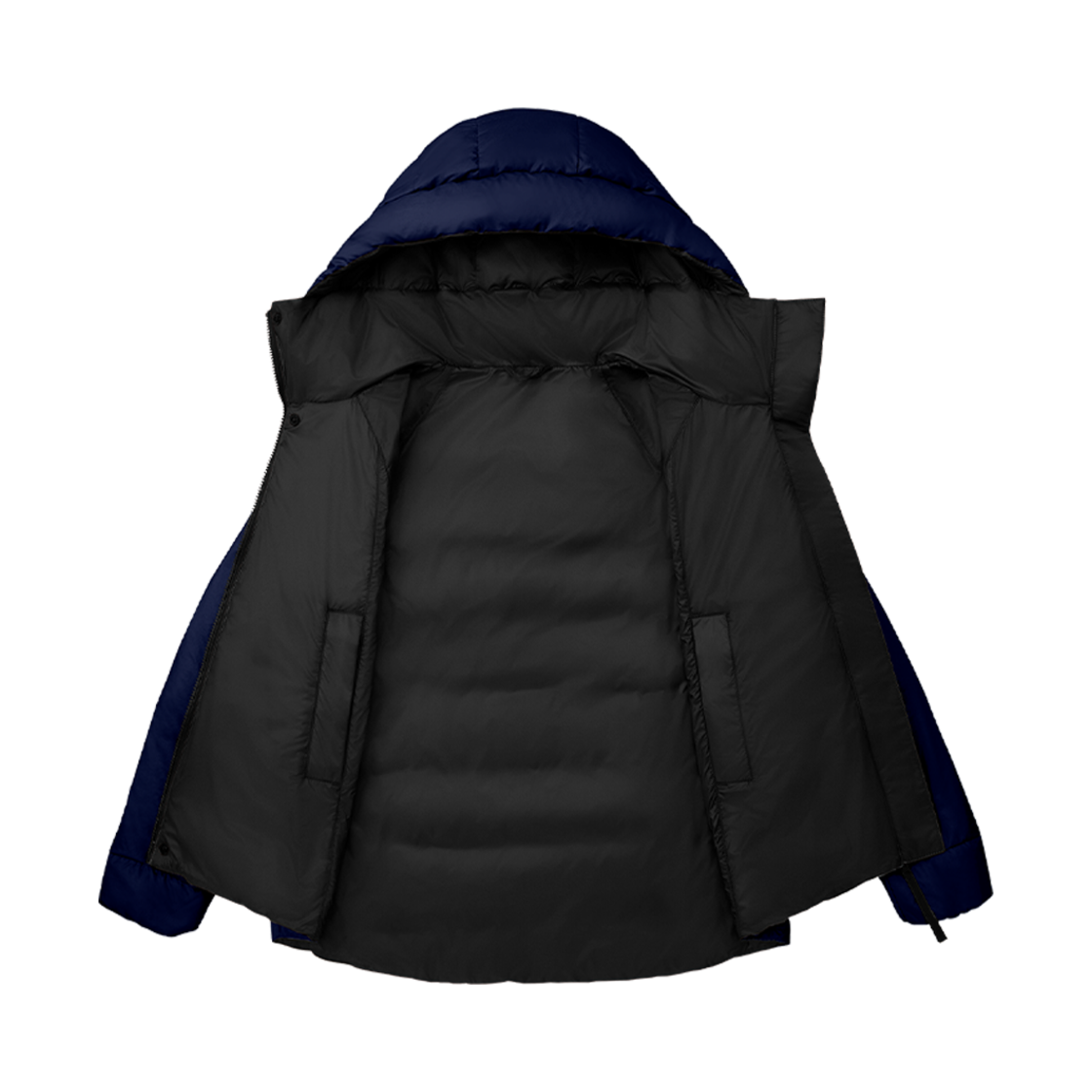 (W) 캐나다 구스 맥케이 리버시블 자켓 블랙 라벨 아틀란틱 네이비 블랙((W) Canada Goose Mackay Reversible Jacket Black Label Atlantic Navy Black) - 2