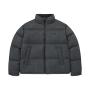 Covernat Civic Origin Vintage Short Puffer Charcoal