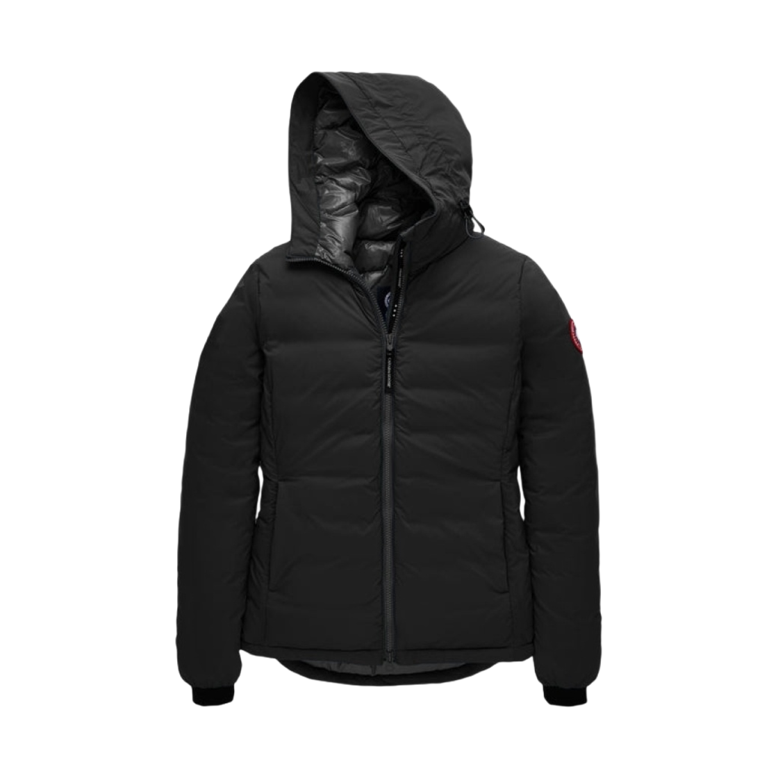 (W) 캐나다 구스 캠프 후디 다운 자켓 블랙((W) Canada Goose Camp Hoody Down Jacket Black)