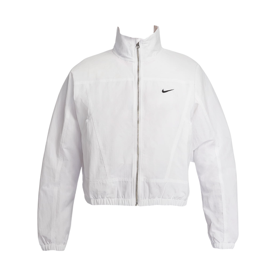 (W) 나이키 NSW 에브리씽 우븐 오버사이즈 리펠 UV 프로텍션 자켓 화이트 블랙 - 아시아((W) Nike NSW Everything Woven Oversized Repel UV Protection Jacket White Black - Asia)