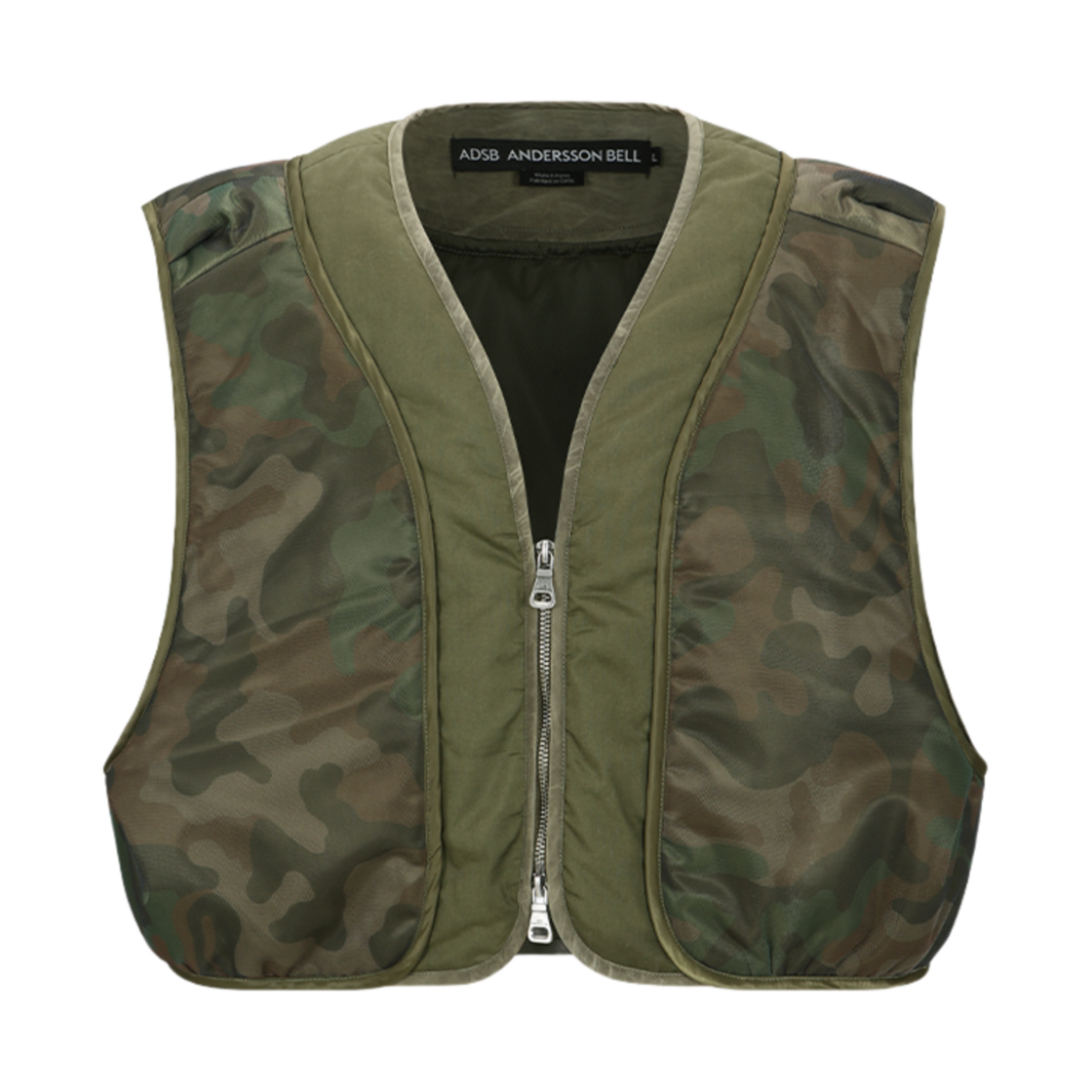 ADSB 앤더슨벨 메쉬 패디드 베스트 카키