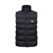Moncler Tibb Down Gilet Black - 25FW