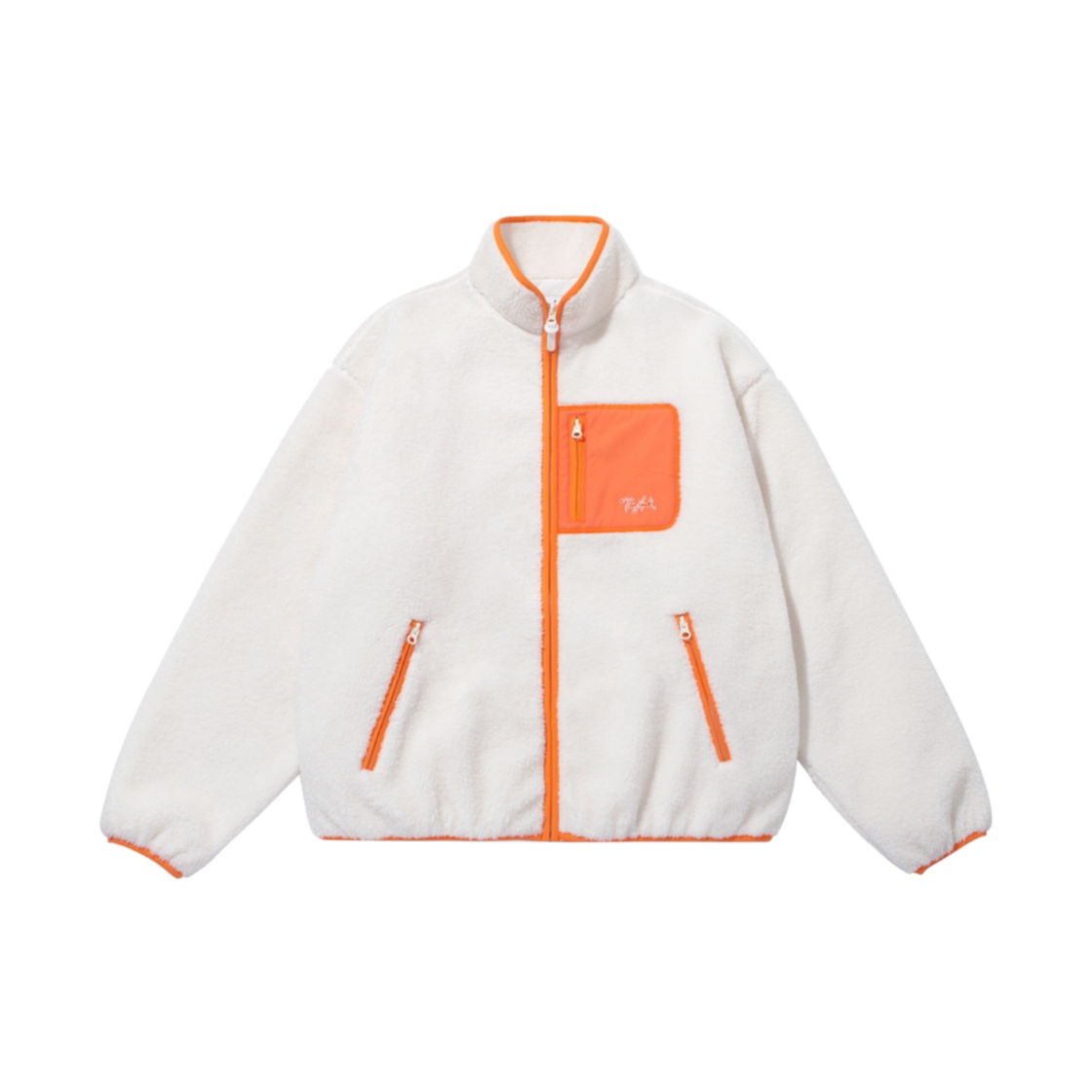 TH2203JK01IV TONY HAWK Teddy Sherpa Fleece Jacket Ivory