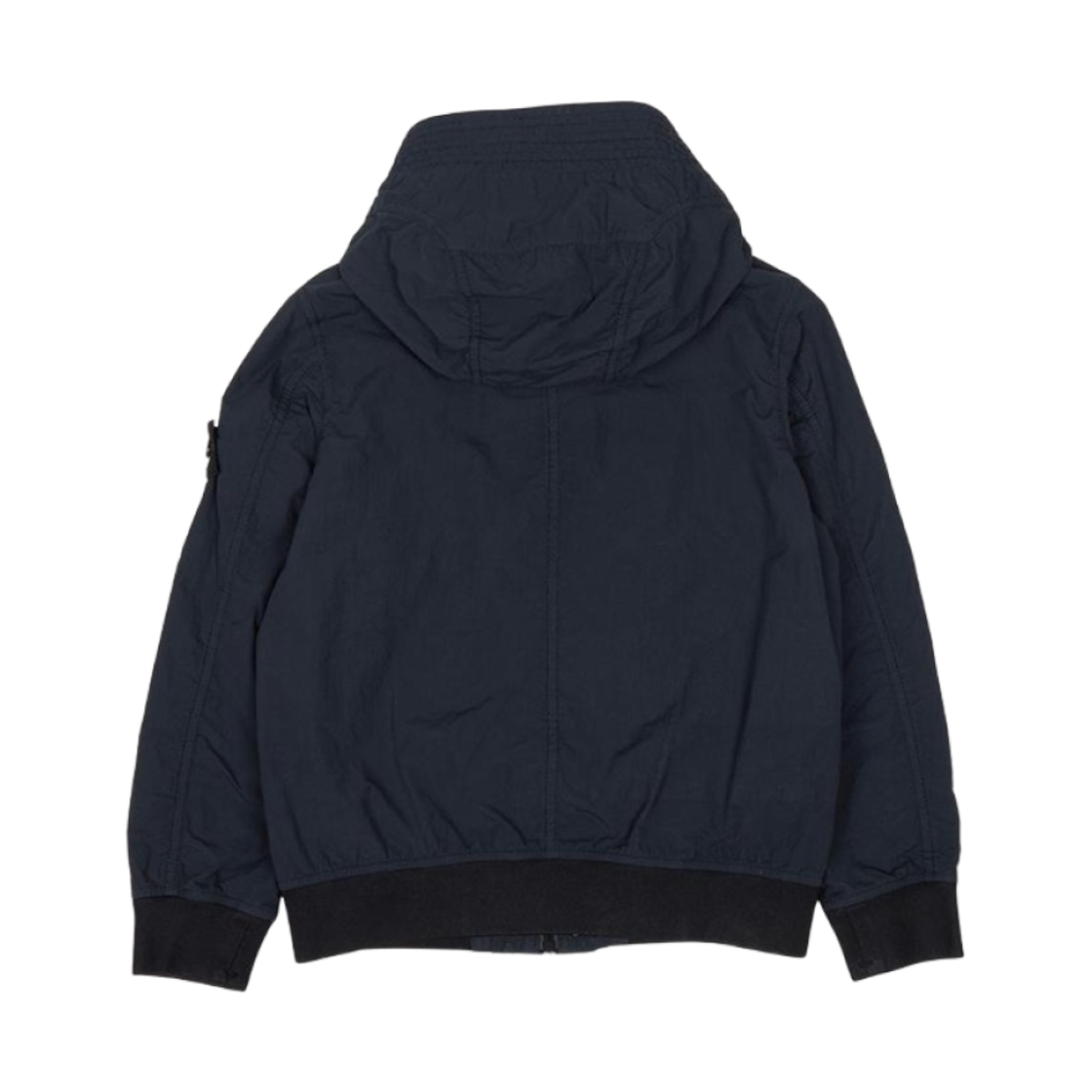 (키즈) 스톤 아일랜드 40530 나일론 코튼 캔버스 후드 블루종 네이비 블루 - 24SS((Kids) Stone Island 40530 Nylon Cotton Canvas Hooded Blouson Navy Blue - 24SS) - 2