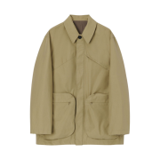 Typing Mistake Perspective Pocket Safari Jacket Beige - 22FW