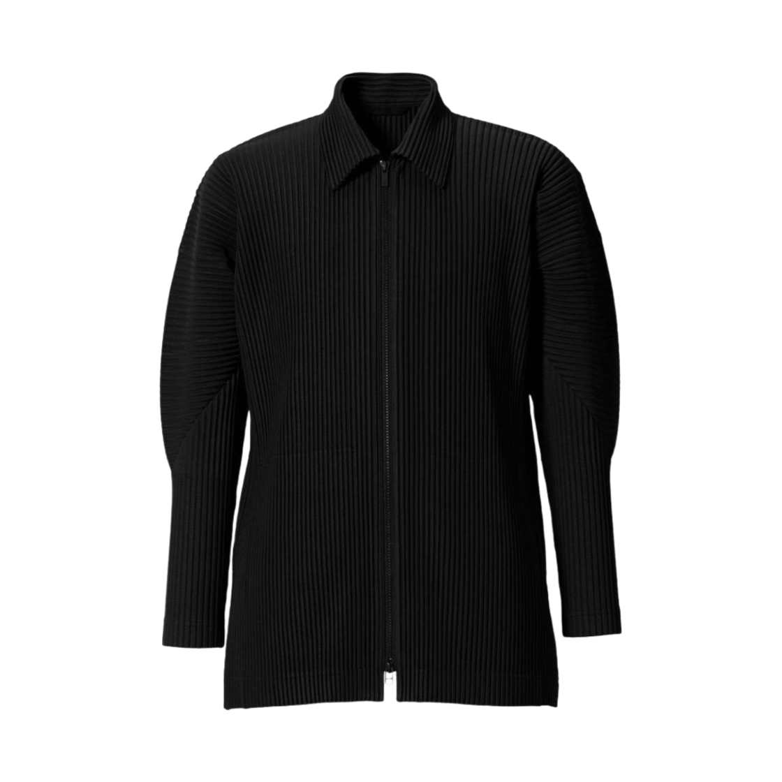 옴므 플리세 이세이 미야케 MC 제뉴어리 집업 셔츠 블랙