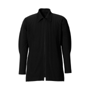 Homme Plisse Issey Miyake MC January Zip Up Shirt Black