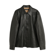 Our Legacy Welding Shirt Worn Brown Lambskin