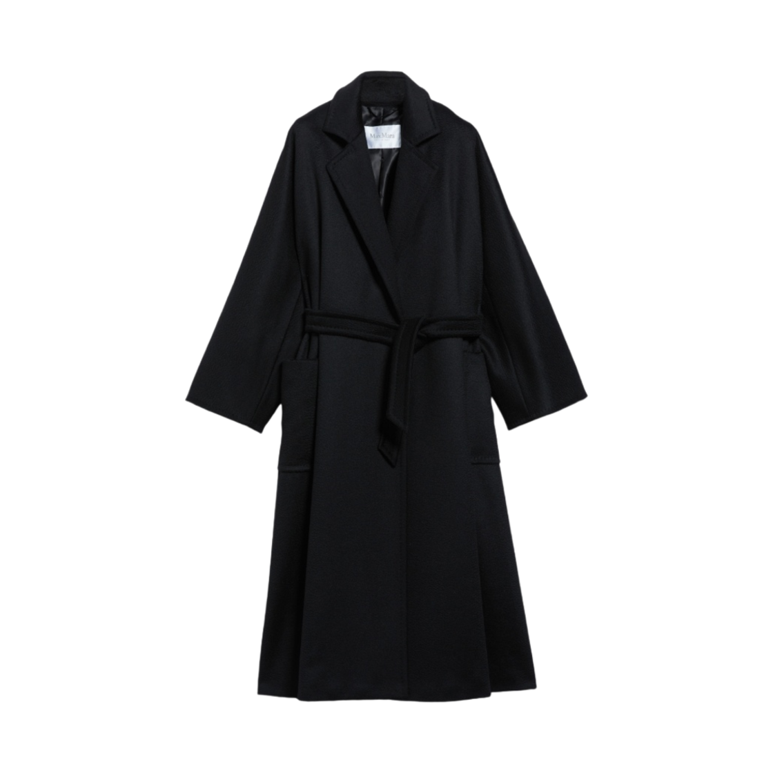 OLEA-002 (W) Max Mara Olea Camel Colour Robe Coat Black