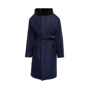 Prada Technical Canvas Raincoat Blue