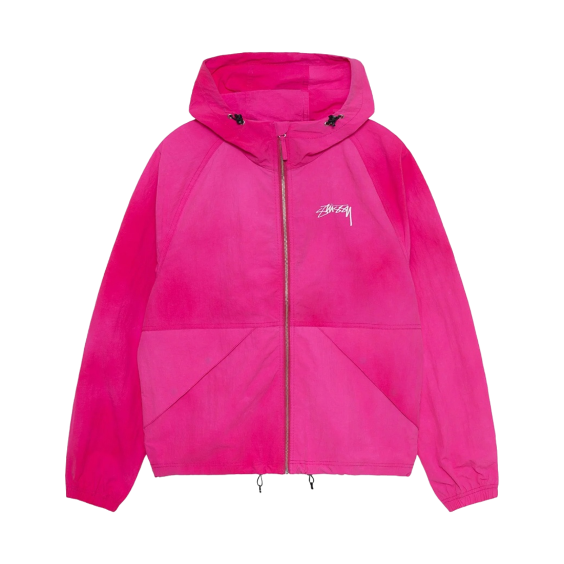 스투시 웨이브 다이 비치 쉘 자켓 브라운 | Stussy | KREAM